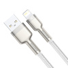 Kabel USB na Lightning Baseus Cafule 2.4A 2m biały