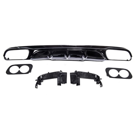 TYLNY DYFUZOR MERCEDES W213 SEDAN 16-23 GLOSS BLK