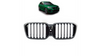 Grill sportowy pojedyncze żeberka Gloss Black BMW X3 G01 F97 X4 G02 F98 Facelift 2021-obecnie