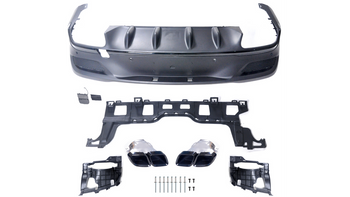 Tylny dyfuzor Black MERCEDES GLE C167 2019-obecnie