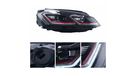 Zestaw Lamp Halogenowych Red VW GOLF VII przed liftem 2013-2017