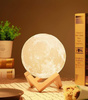 LAMPKA NOCNA KSIĘŻYC 3D 25 CM MOONLIGHT LAMPA MOON DWIE BARWY ŚWIECENIA