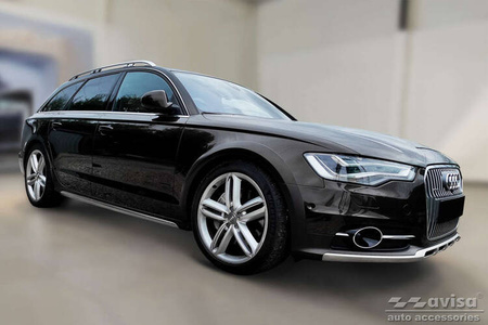 Nakładka na zderzak tylny do AUDI A6 C7 ALLROAD (Carbon Fiber)