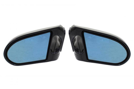 Lusterka Uniwersalne Zero Style Black Manual Blue Glass