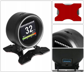 Prędkościomierz wyświetlacz Autool x60 OBD2 Check Engine