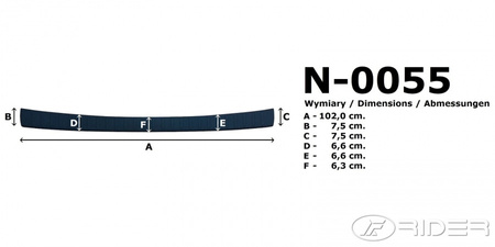 Suzuki Across 2020- nakładka na zderzak