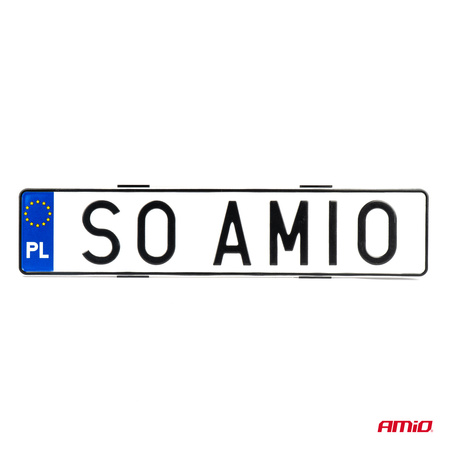 Uchwyt mocowanie tablicy rejestracyjnej AMIO-03181