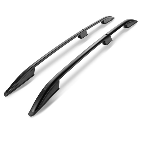 Relingi dachowe Volkswagen Caddy III 2K L1 | SWB 2003-2010 Czarny SHORT