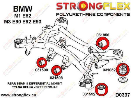Tuleja tylnego dyferencjału - tylna SPORT