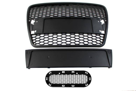 GRILL AUDI A6 C6 RS-STYLE GLOSS BLACK (04-09)