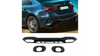 Tylny dyfuzor Gloss Black MERCEDES A-Class V177 2018-obecnie