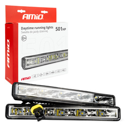 Światła do jazdy dziennej AMiO DRL 501 HP AMIO-01520