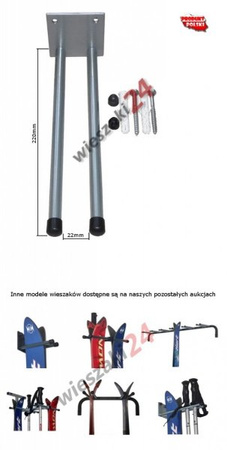 Wieszak na narty N2S