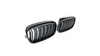 Grill sportowy podwójne żeberka Gloss Black BMW 2 F45 przed liftem 2014-2018