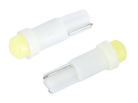 Żarówka VISION W1.2W (T5) 12V 1x COB LED biała, 2 szt.