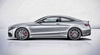 BOCZNE NAKLEJKI CIEMNY SZARY MERCEDES COUPE W205