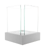 Biokominek wolnostojący Sunset Garden Mini szary mat