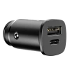 Ładowarka samochodowa Baseus Square PPS QC4.0 / PD3.0 5A 30W (czarna)