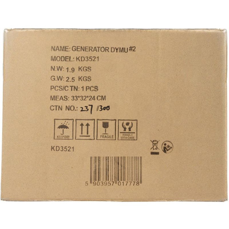 Generator dymu do sprawdzania szczelności układów 12V 9l/min 30ml KD3521