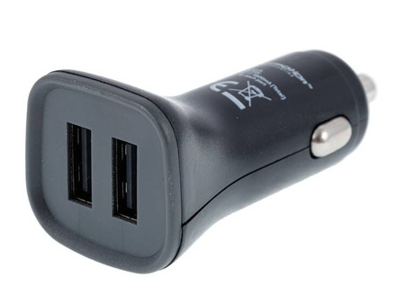 Ładowarka 2x USB, 4.8A, do gniazda zapalniczki 12/24V