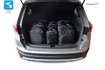 SEAT ATECA 2016+ TORBY DO BAGAŻNIKA 4 SZT