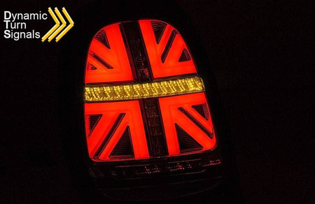 Światła tylne led czerwone dym seq pasuje do Mini Cooper F55 F56 F57 14-17 6-pin