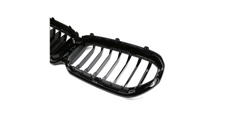 Grill sportowy pojedyncze żeberka Gloss Black  BMW 5 (G30, F90) Sedan (G31) Touring Facelift 2020-obecnie