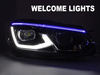 Lampy przednie LED do VW GOLF 6 08-13