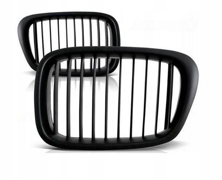 Grill , nerki BMW E39 95-03 atrapa  czarny mat