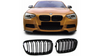 Grill sportowy podwójne żeberka Gloss Black  BMW 1 (F20, F21) Hatchback przed liftem 2011-2015