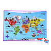 Puzzle w metalowej kuli The Purple Cow - Mapa Świata 100 el.