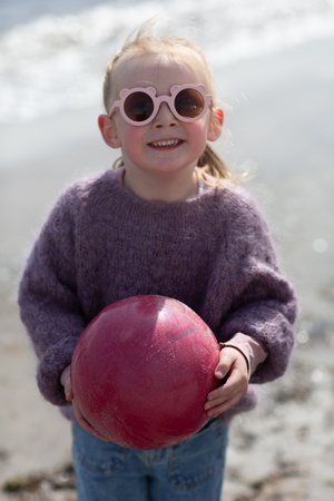 Piłka Scrunch - Pastelowy Żółty