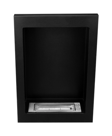 Biokominek wiszący Vertical czarny strukturalny mat