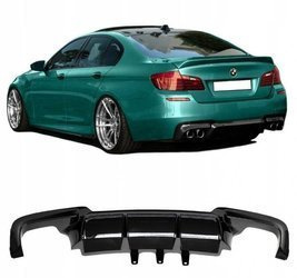 DYFUZOR BMW F10 F11 10- LOOK M5 DUET GLOSSY BLACK