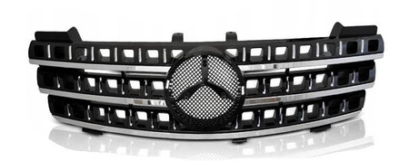 Grill atrapa Mercedes W164 05-08 black chrome