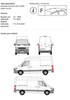 Platforma dachowa bagażowa Mercedes Sprinter L2H2