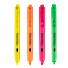 Zakreślacze wysuwane Apli Kids - 4 fluorescencyjne kolory