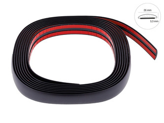 Listwa dekoracyjna, czarny mat, 26 mm x 5 m (86175)