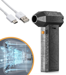 MINI WENTYLATOR DMUCHAWA PRZENOŚNA ŁADOWANA USB WIELOFUNKCYJNA DUŻA MOC