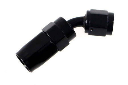 Końcówka 45° AN4 zaciskana BLACK