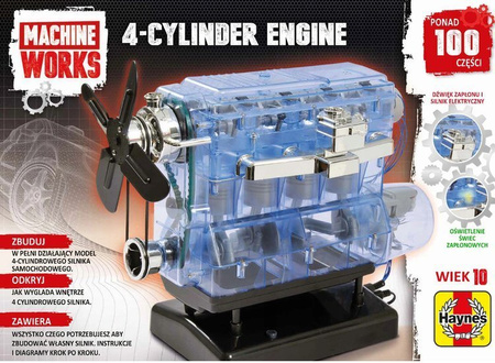 Model silnika 4cylindrowego do składania prezent