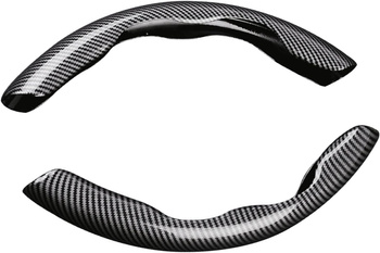 Sportowe nakładki na kierownice 2szt, CARBON look