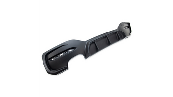 Tylny dyfuzor Matt Black  BMW 1 (F20, F21) Hatchback Facelift 2015-2019