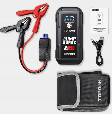 Jump Starter TOPDON PowerBank 12V 10000mAh