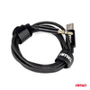 Kabel audio USB-C na AUX Mini Jack 3.5mm 1m AMIO-04294