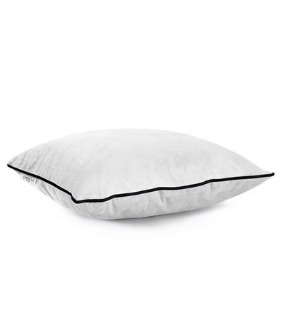 POSZEWKA DEKORACYJNA VELVET 1 SZT. 45 x 45 CM POKROWIEC NA PODUSZKĘ AKSAMITNY Z LAMÓWKĄ
