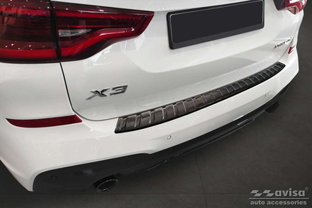 Nakładka na zderzak tylny do BMW X3 G01 M-Pakiet (Stal)