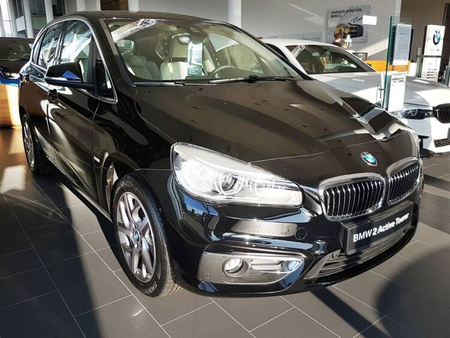 Nakładka na zderzak tylny do BMW serii 2 ACTIVE TOURER (Stal)