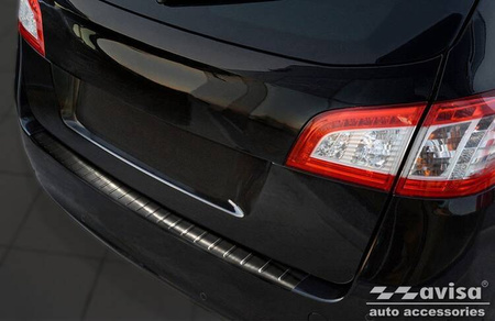 Nakładka na zderzak tylny Peugeot 508 SW (Czarna)