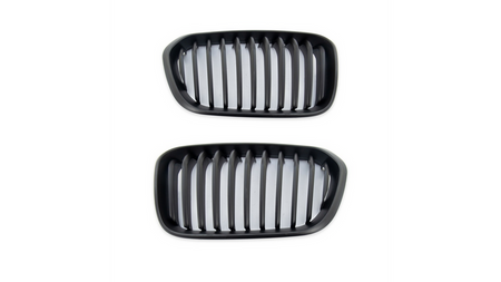 Grill sportowy pojedyncze żeberka Matt Black BMW 1 F20 F21 Facelift 2015-2019
